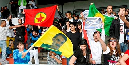PKK'lı hainler Avrupa'da terör estirdi