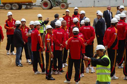 Futbolcular Türk Telekom Arena’da
