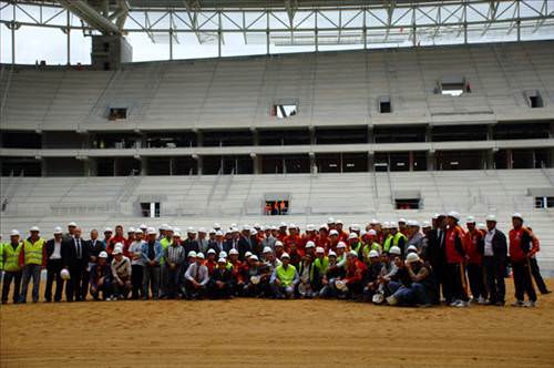 Futbolcular Türk Telekom Arena’da