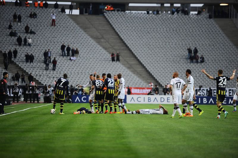 Beşiktaş F.Bahçe maçından kareler