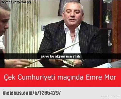 Türkiye - Çek Cumhuriyeti maçı capsleri