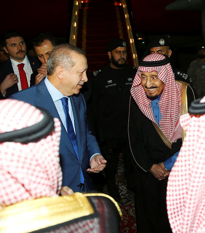 Cumhurbaşkanı Erdoğan Suudi Arabistan'da