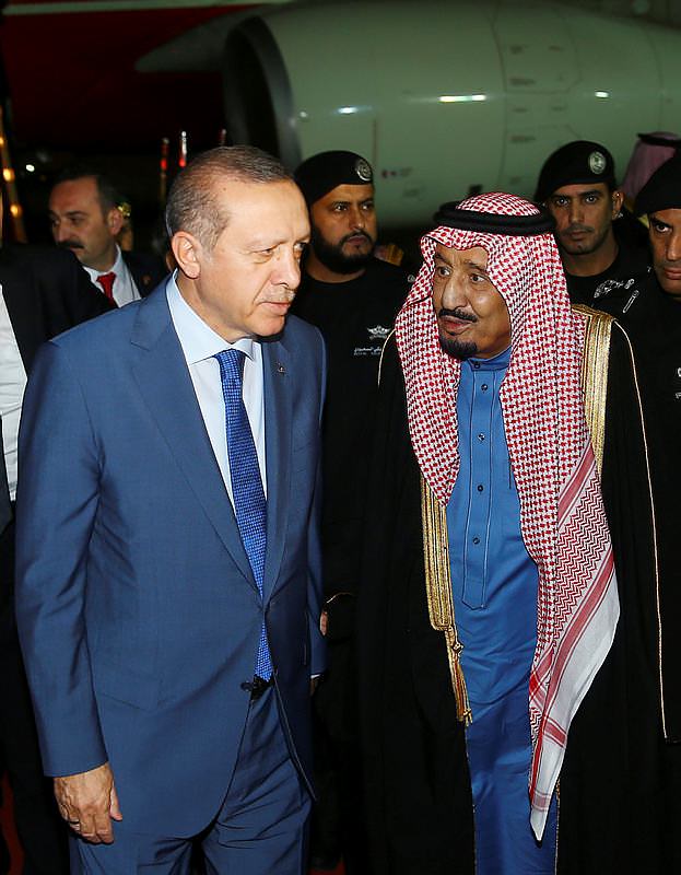 Cumhurbaşkanı Erdoğan Suudi Arabistan'da