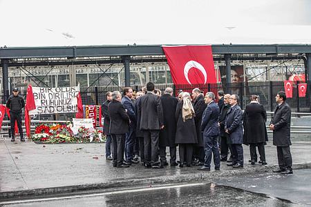 Erdoğan patlamanın olduğu yerde