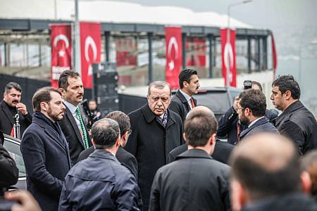 Erdoğan patlamanın olduğu yerde