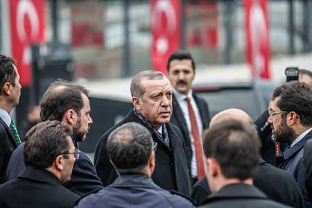 Erdoğan patlamanın olduğu yerde