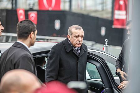 Erdoğan patlamanın olduğu yerde