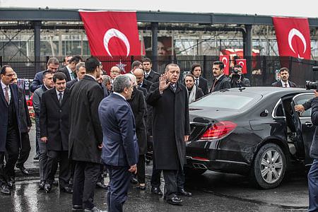 Erdoğan patlamanın olduğu yerde