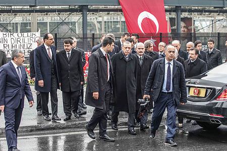 Erdoğan patlamanın olduğu yerde
