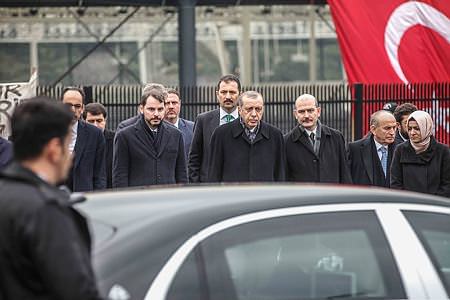 Erdoğan patlamanın olduğu yerde