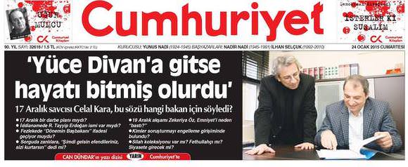 İşte Cumhuriyet'in ihanet manşetleri