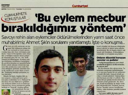 İşte Cumhuriyet'in ihanet manşetleri