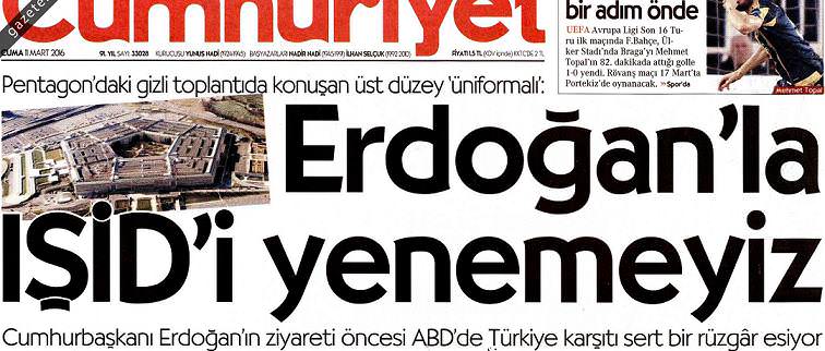 İşte Cumhuriyet'in ihanet manşetleri