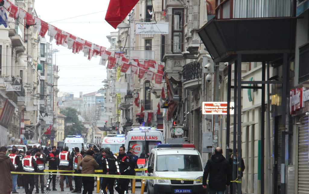 Patlama sonrası İstiklal Caddesi’nden ilk görüntüler