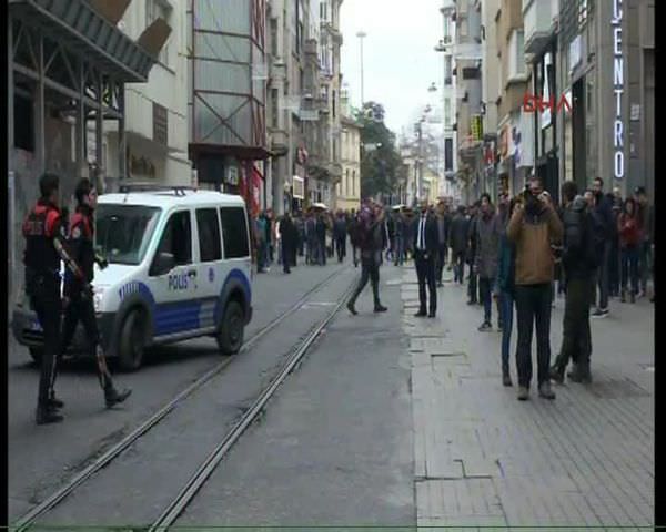 Patlama sonrası İstiklal Caddesi’nden ilk görüntüler