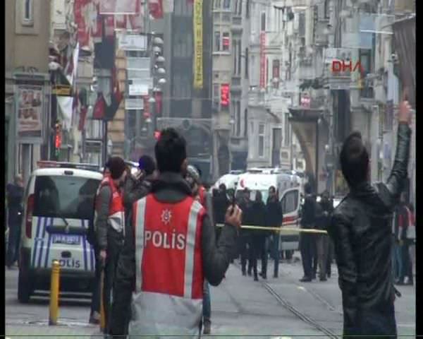 Patlama sonrası İstiklal Caddesi’nden ilk görüntüler