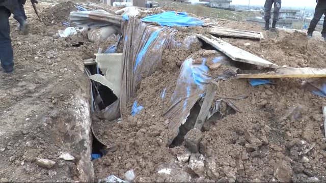 Teröristlerin kazdıkları tünel ortaya çıkarıldı