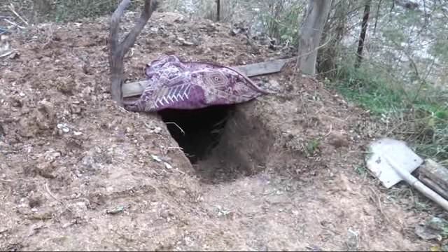 Teröristlerin kazdıkları tünel ortaya çıkarıldı