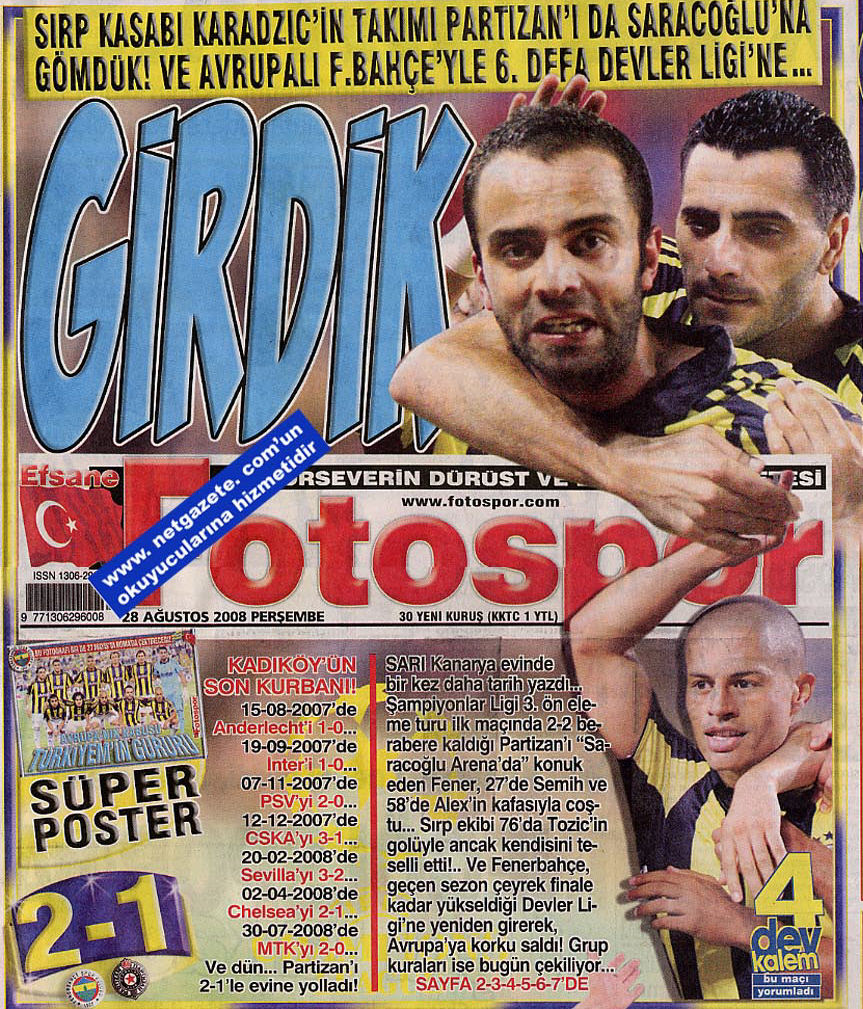 Unutulmayan gazete manşetleri