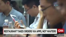 Garsonsuz teknolojik restoran